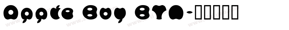 Apple Boy BTN字体转换